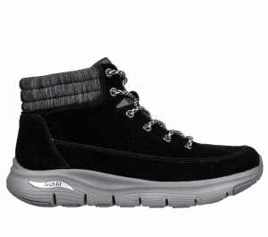 Botas Skechers Arch Fit Smooth - Comfy Chill Mujer Negros | 134082VWJ