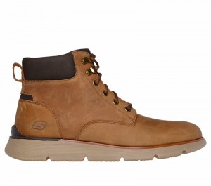 Botas Skechers Augustino - Cobb Hombre Marrom Claro | 921807MFY