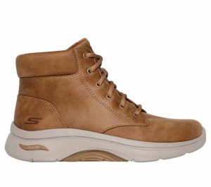 Botas Skechers GO WALK Arch Fit 2.0 - Mountain View Mujer Marrom | 176358FCE