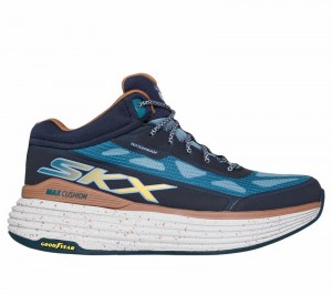 Botas Skechers Max Cushioning Suspension - Terrace Mujer Azul Marino Turquesa | 539760VSB