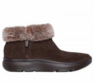 Botas Skechers On-the-GO Encore - Snow-Capped Mujer Chocolate | 534708RSZ