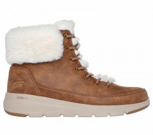 Botas Skechers On-the-GO Glacial Ultra - Wonderland Mujer Marrom | 356401VRW