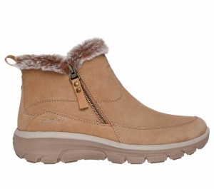 Botas Skechers Relaxed Fit: Easy Going - Cool Zip! Mujer Marrom | 152978VSH
