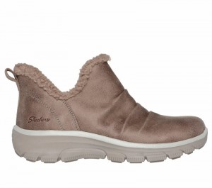 Botas Skechers Relaxed Fit: Easy Going - Sweet Treasure Mujer Grises Marrom | 024185RUS