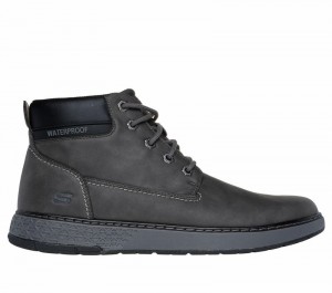 Botas Skechers Relaxed Fit: Garlan - Deno Hombre Grises | 482059NTI