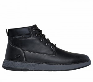 Botas Skechers Relaxed Fit: Garlan - Deno Hombre Negros | 236945YIG