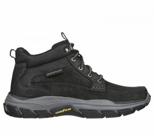 Botas Skechers Relaxed Fit: Respected - Boswell Hombre Negros | 017563ARX