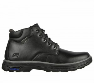 Botas Skechers Relaxed Fit: Segment 2.0 - Brogden Hombre Negros | 239516IWV