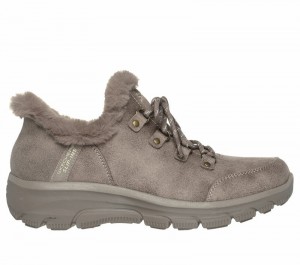 Botas Skechers Slip-ins: Easy Going - Fall Adventures Mujer Grises Marrom | 719605RZP