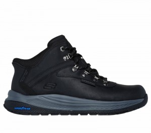 Botas Skechers Slip-ins Relaxed Fit: Meroe - Pikeman Hombre Negros | 987316BCT
