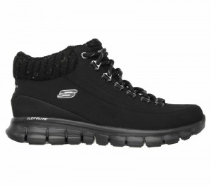 Botas Skechers Synergy - Winter Nights Mujer Negros | 281534VJS