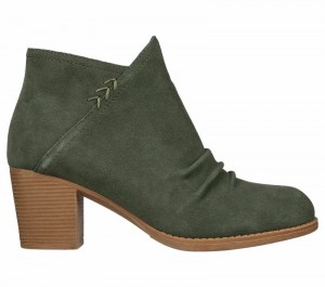 Botas Skechers Taxi - Western City Mujer Verde Oliva | 639840INC