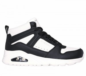 Botas Skechers Uno - High Regards Mujer Blancos Negros | 751986UEF
