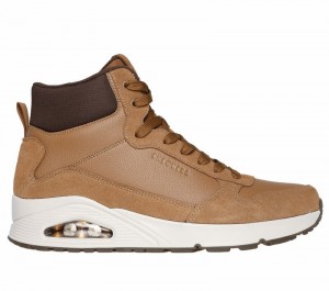 Botas Skechers Uno - Stacre Mid Hombre Negros | 136470GQB