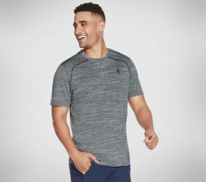 Camiseta Skechers Apparel On the Road Tee Hombre Grises Claro | 964812REY