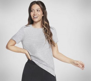 Camiseta Skechers GODRI STRIDE Tunic Tee Mujer Negros | 087345PFD