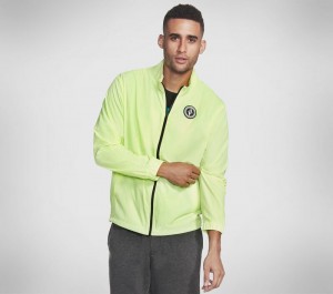 Chamarras Skechers Apparel Goalkeeper Jacket Hombre Amarillos | 652309CUG