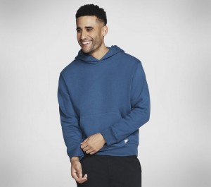 Chamarras Skechers Skech-Sweats Classic Hoodie Hombre Negros | 245138BSJ