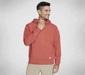 Chamarras Skechers Skech-Sweats Classic Hoodie Hombre Rojos Oscuro | 749231VOQ