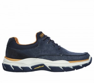 Náuticos Skechers Relaxed Fit: Respected - Loleto Hombre Azul Marino | 294761IDH