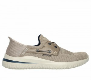 Náuticos Skechers Slip-ins: Delson 3.0 - Roth Hombre Grises Marrom | 413087YIN