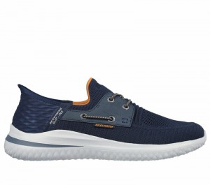 Náuticos Skechers Slip-ins: Delson 3.0 - Roth Hombre Azul Marino | 436587WVQ