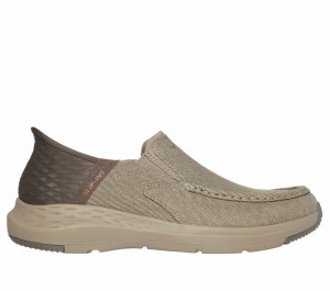 Náuticos Skechers Slip-ins: Parson - Dewitt Hombre Grises Marrom | 083247RDC