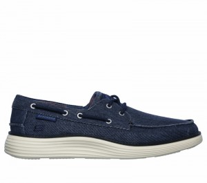 Náuticos Skechers Status 2.0 - Lorano Hombre Azul Marino | 407825RCK