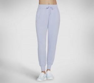 Pantalones Skechers SKECHLUXE Restful Jogger Pant Mujer Lavanda Rosas Claro | 895204FKG