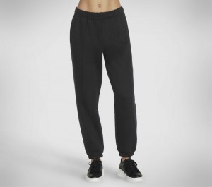 Pantalones Skechers SKECH-SWEATS Delight Jogger Mujer Negros | 170265ETA