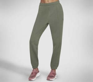 Pantalones Skechers SKECH-SWEATS Diamond Delightful Jogger Mujer Verdes Claro | 804796AGN