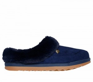 Pantuflas Skechers BOBS Cozy Chill Mujer Azul Marino | 059318TSQ