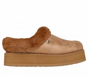 Pantuflas Skechers BOBS Keepsakes Hi-Rise - Zen Out Mujer Marrom | 653920CRA