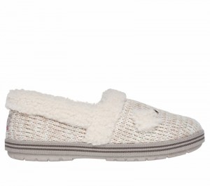 Pantuflas Skechers BOBS Too Cozy - Puppy Pal Mujer Blancos | 137502BWI