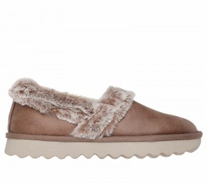 Pantuflas Skechers Cozy Up Mujer Grises Marrom | 923761LHO