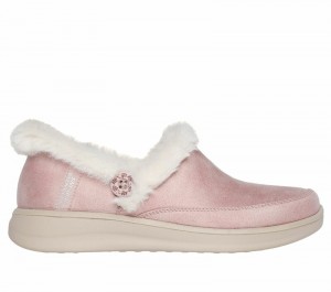 Pantuflas Skechers Slip-ins: Cozy Escape Mujer Rosas | 630819RWQ