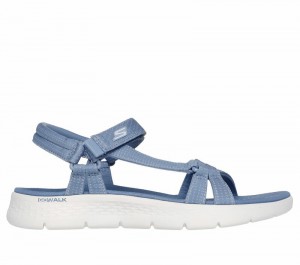Sandalias Skechers GO WALK Flex Sandal - Sublime Mujer Azules | 039581KHA