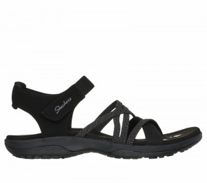 Sandalias Skechers Reggae Slim - Meadow Grazer Mujer Negros | 047125UBQ