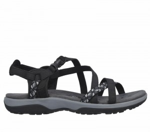 Sandalias Skechers Reggae Slim - Vacay Mujer Negros | 425396ZKI