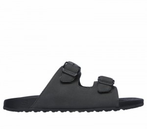 Sandalias Skechers Relaxed Fit: Pelem - Rolento Hombre Negros | 684059OMC