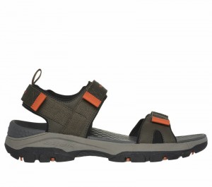 Sandalias Skechers Relaxed Fit: Tresmen - Ryer Hombre Verde Oliva | 149678HJM