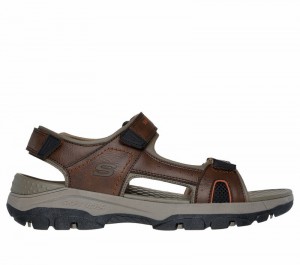Sandalias Skechers Relaxed Fit: Tresmen - Hirano Hombre Marrom | 483291GOE