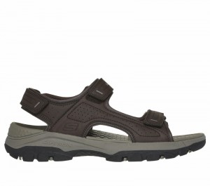 Sandalias Skechers Relaxed Fit: Tresmen - Garo Hombre Chocolate | 625479HTL