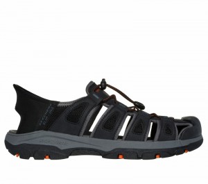 Sandalias Skechers Slip-ins Relaxed Fit: Tresmen - Norvick Hombre Negros | 850612LBQ