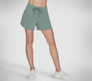 Short Skechers Everyday 5 Inch Short Mujer Verdes Claro | 827539HRN