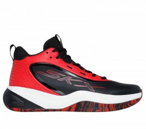 Tenis Basquetbol Skechers SKX LEAGUE Hombre Negros Rojos | 745168FTY
