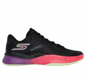 Tenis Basquetbol Skechers SKX NEXUS Hombre Negros Morados Rosas | 046837ACE