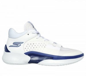 Tenis Basquetbol Skechers SKX RESAGRIP Hombre Blancos Azules Verdes Claro | 769543EQS