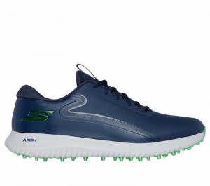 Tenis Golf Skechers GO GOLF Max 3 Hombre Azul Marino Verdes Claro | 643128CPG