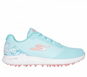 Tenis Golf Skechers GO GOLF Max 3 Mujer Turquesa | 736029IXY